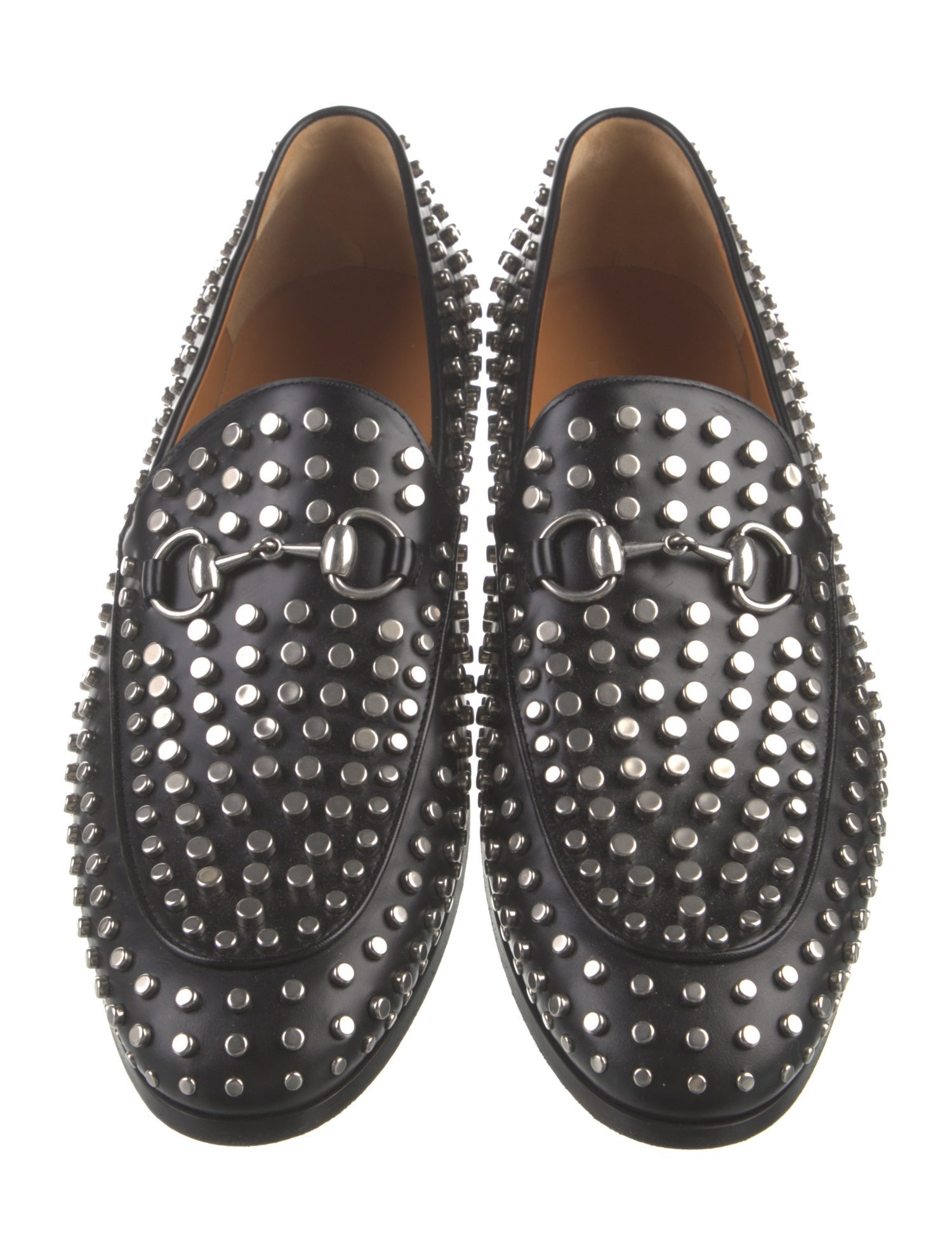 Gucci Horsebit Accent Leather Loafers