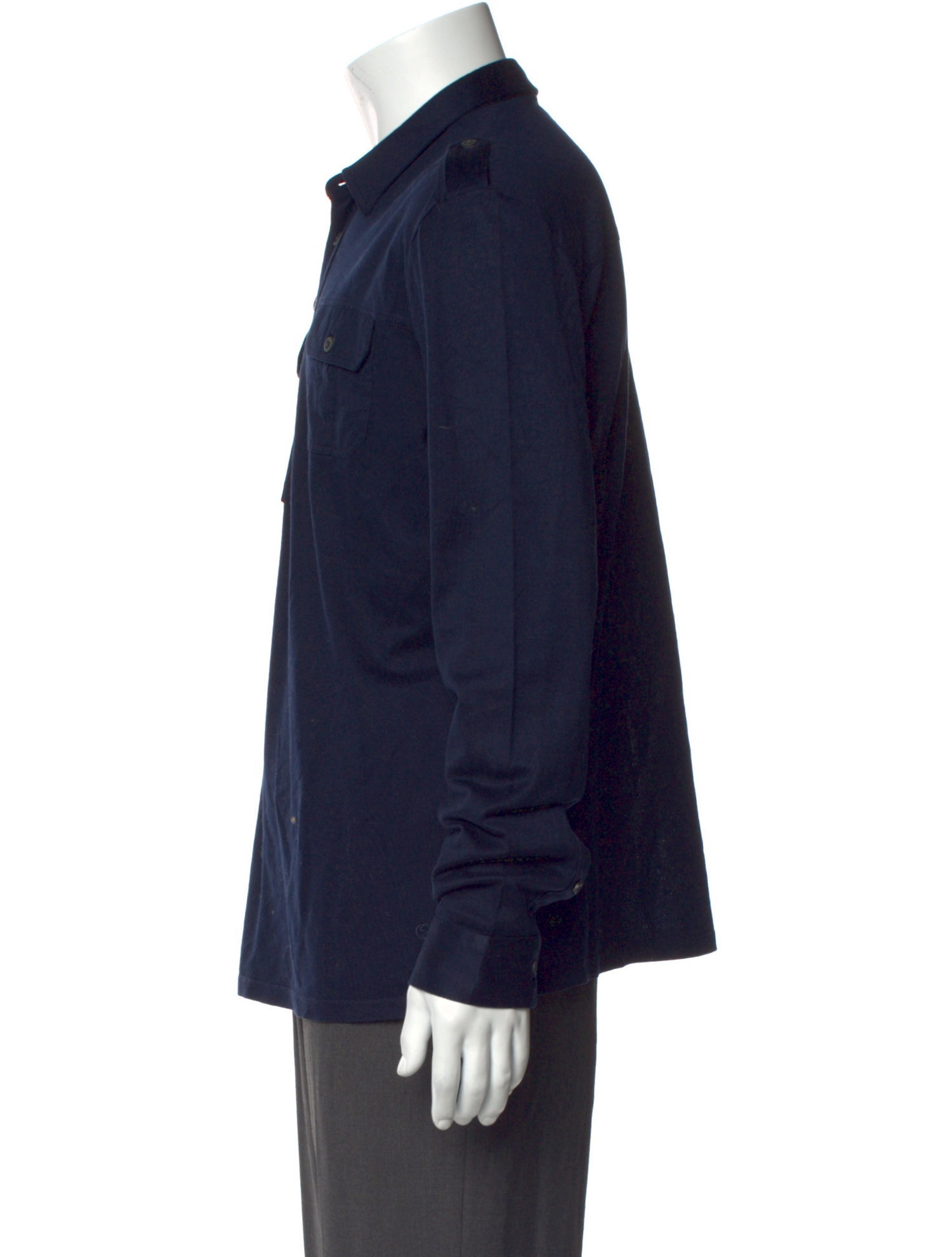 Gucci Web Accent Collar Polo Shirt