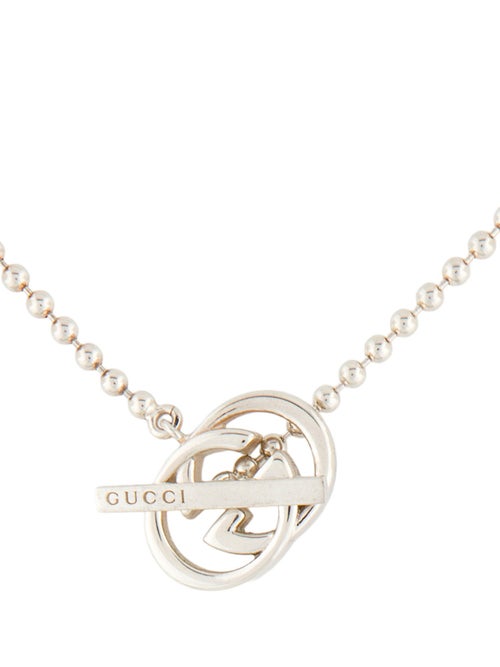 Gucci Interlocking G Bolo Necklace