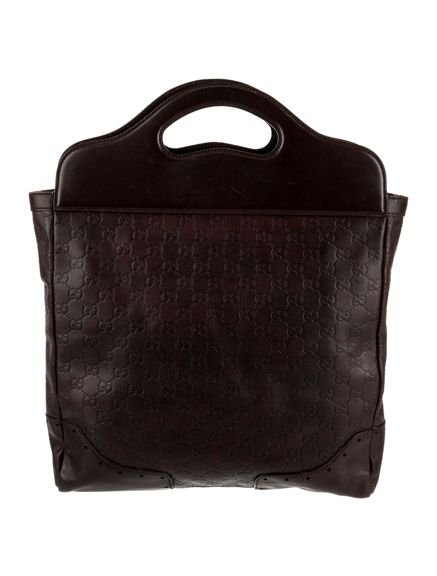 Gucci Leather Top Handle Bag