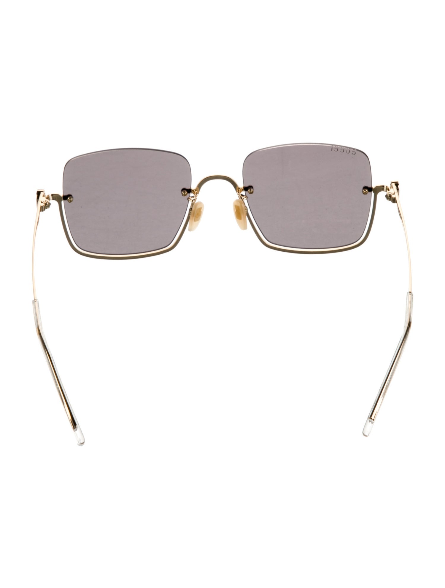 Gucci Double G Logo Square Sunglasses