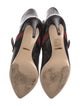 Gucci Web Accent Leather Sock Boots