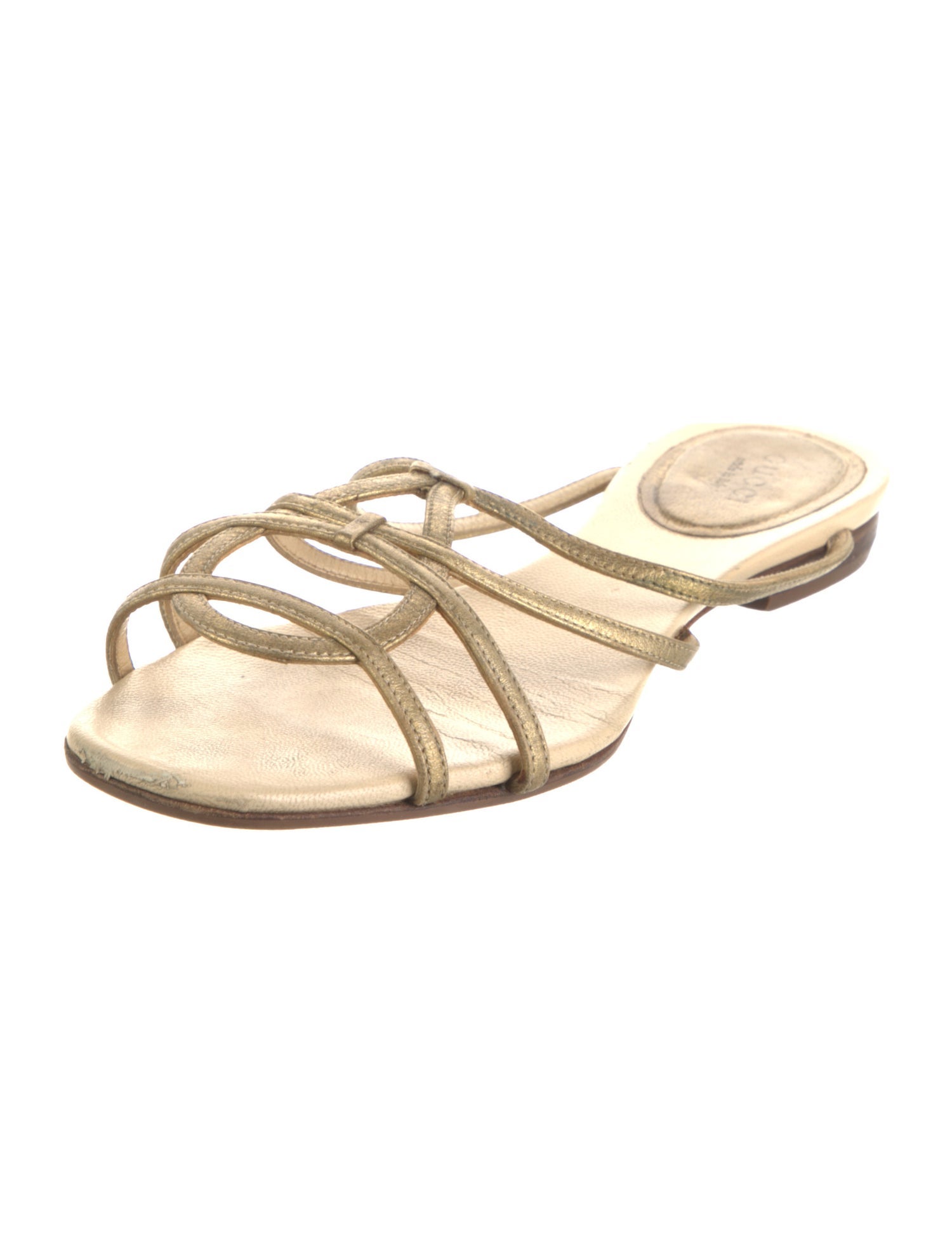 Gucci Leather Slides