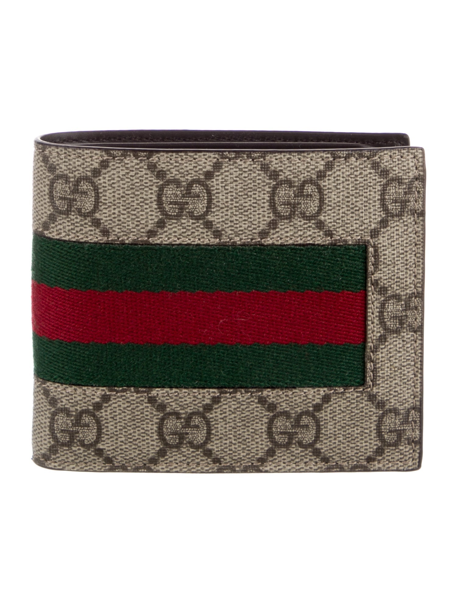 Gucci Bifold GG Supreme Compact Wallet GG Supreme Bifold Wallet w/ Tags