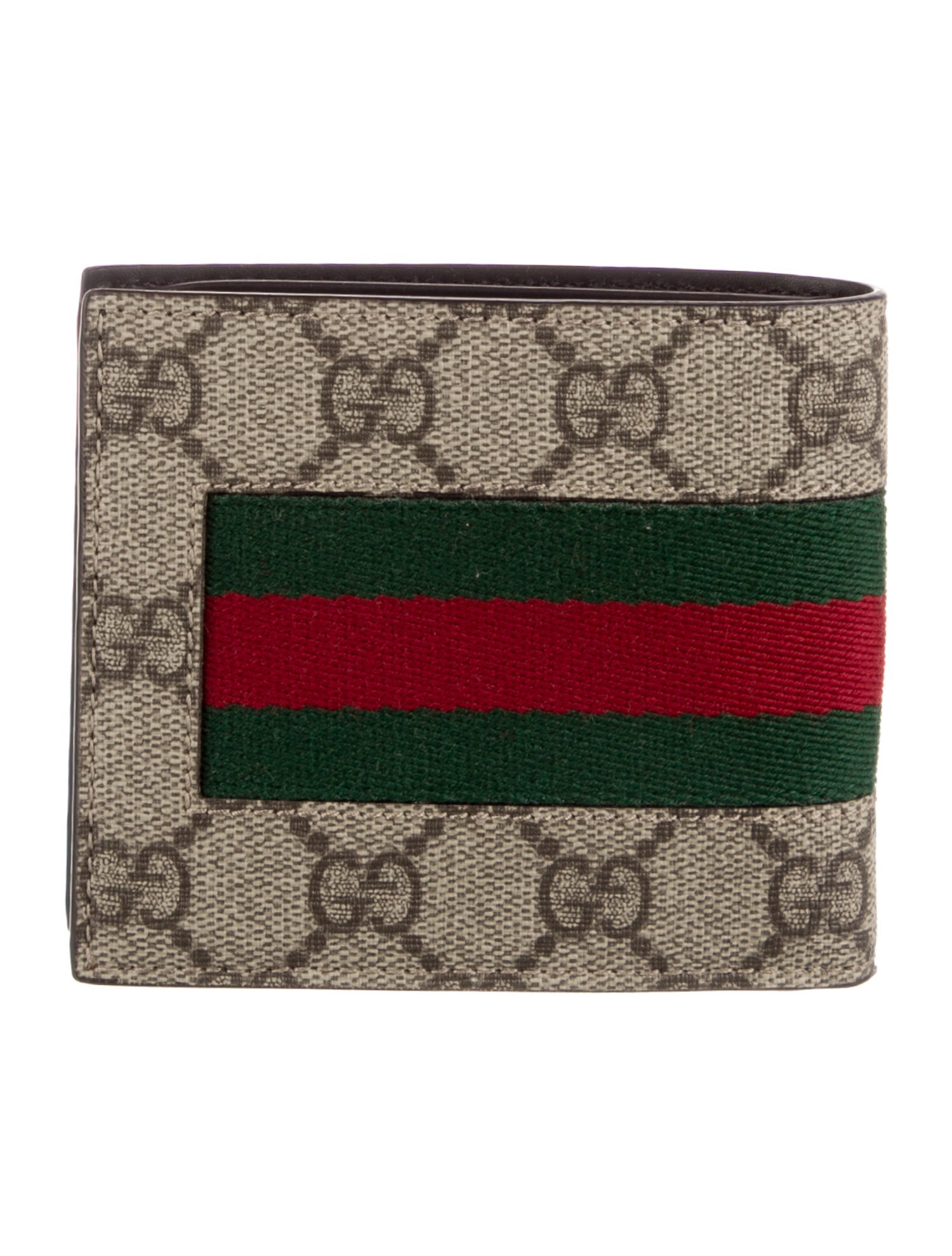 Gucci Bifold GG Supreme Compact Wallet GG Supreme Bifold Wallet w/ Tags