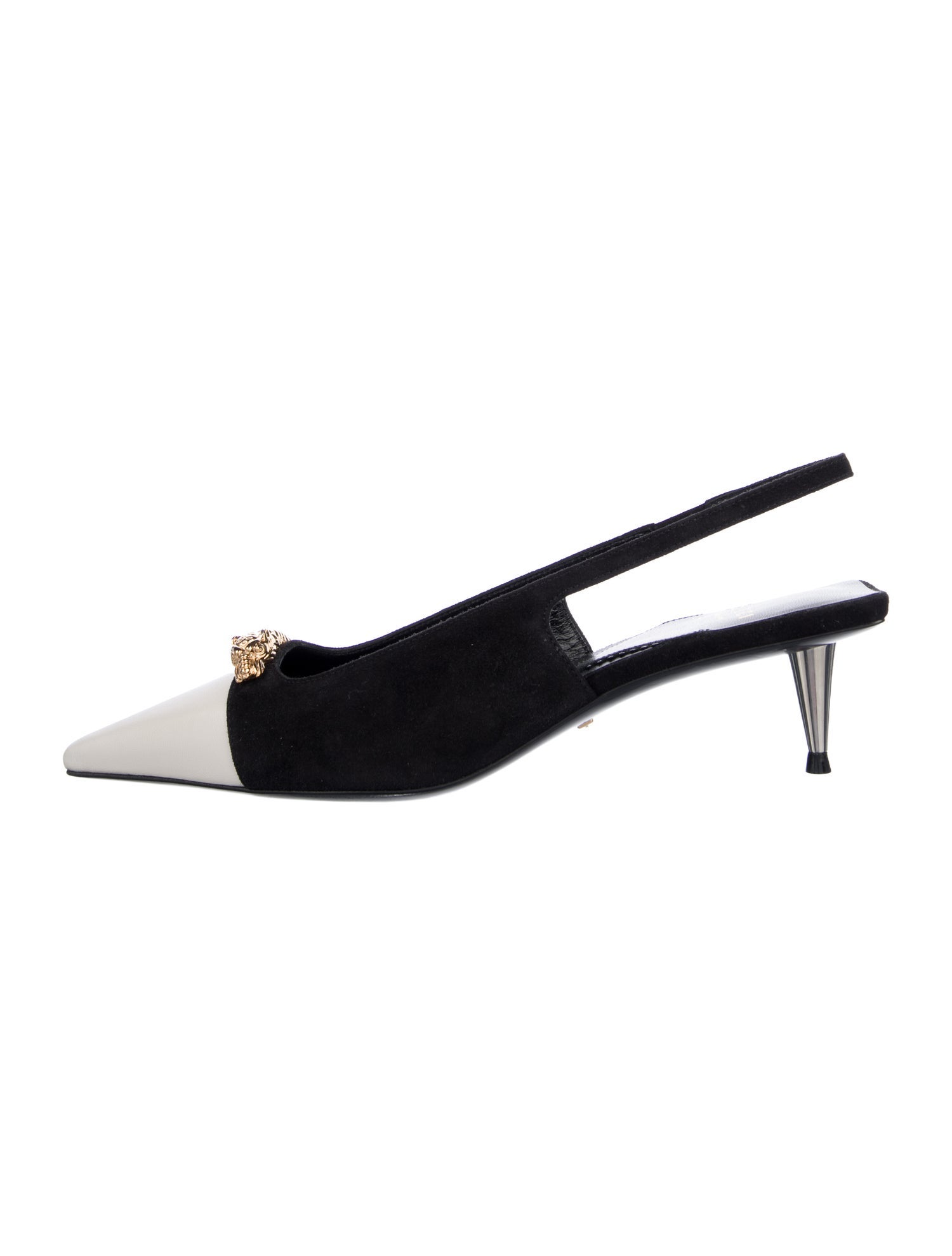 Gucci Suede Slingback Pumps