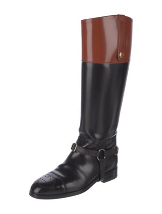 Gucci Leather Riding Boots