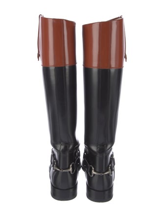 Gucci Leather Riding Boots