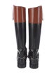 Gucci Leather Riding Boots