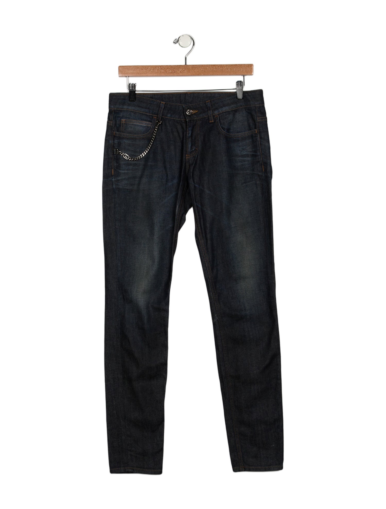 Gucci Low-Rise Skinny Leg Jeans