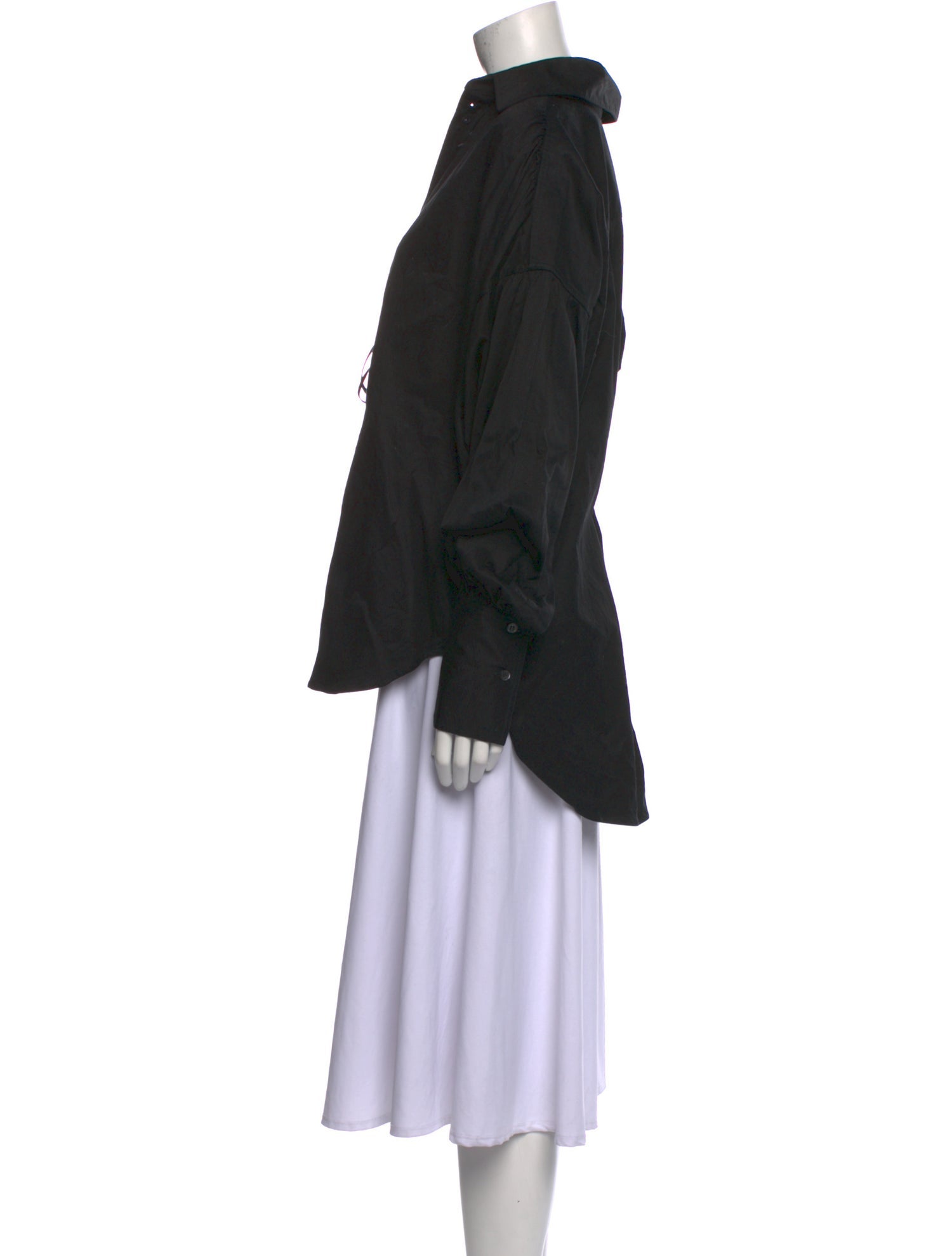 Gucci Long Sleeve Button-Up Top