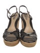 Gucci Microguccissima Pattern Patent Leather Espadrilles