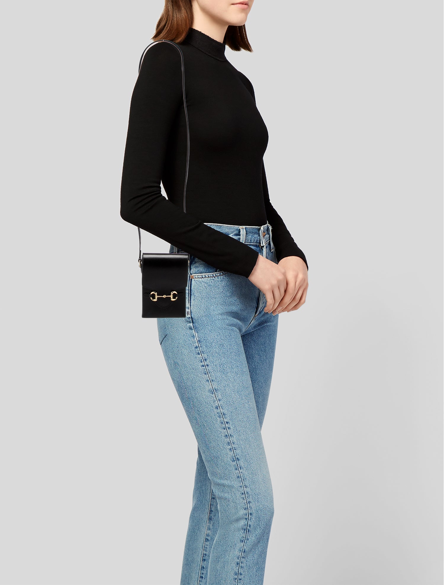 Gucci Leather Horsebit 1955 Mini