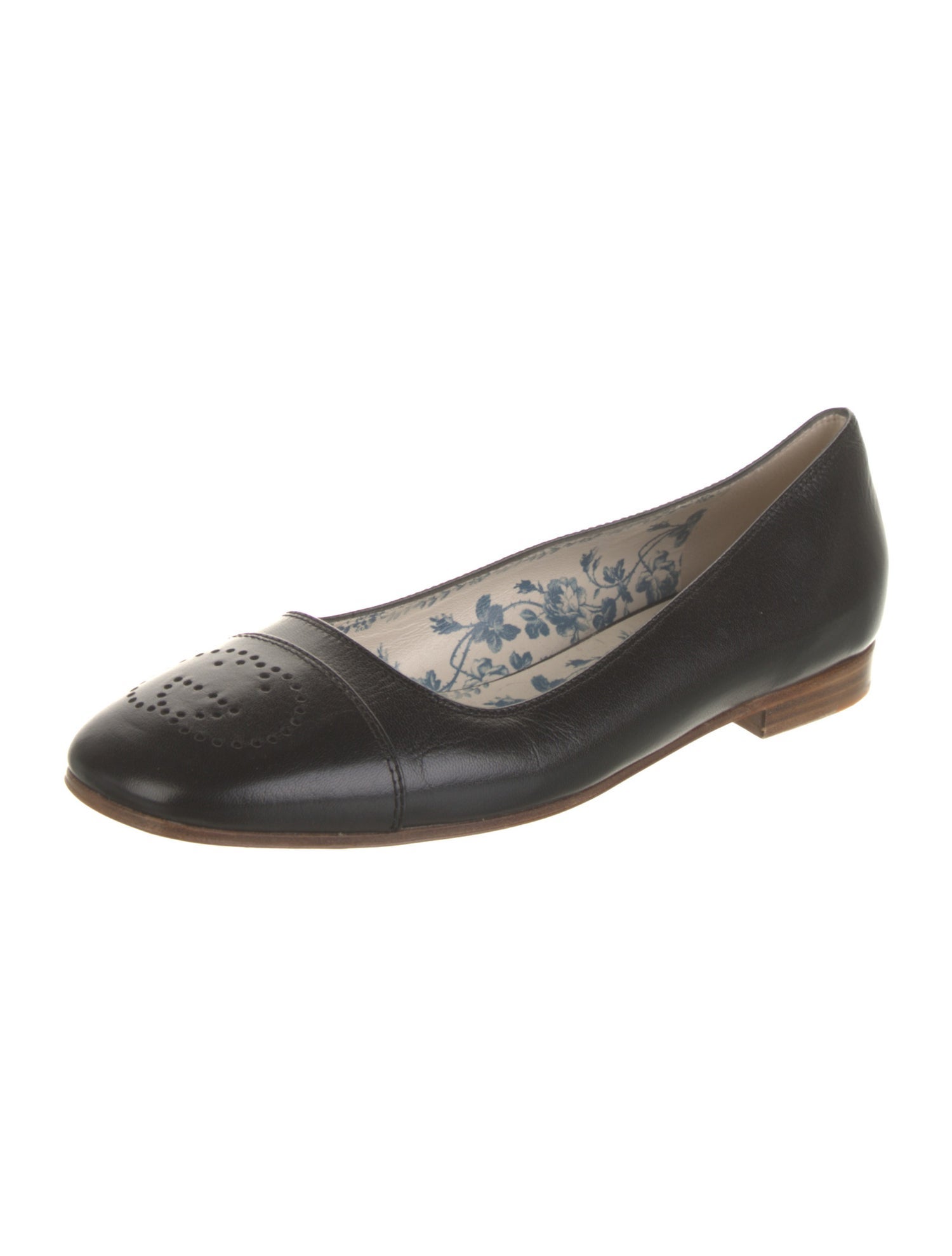 Gucci Leather Ballet Flats
