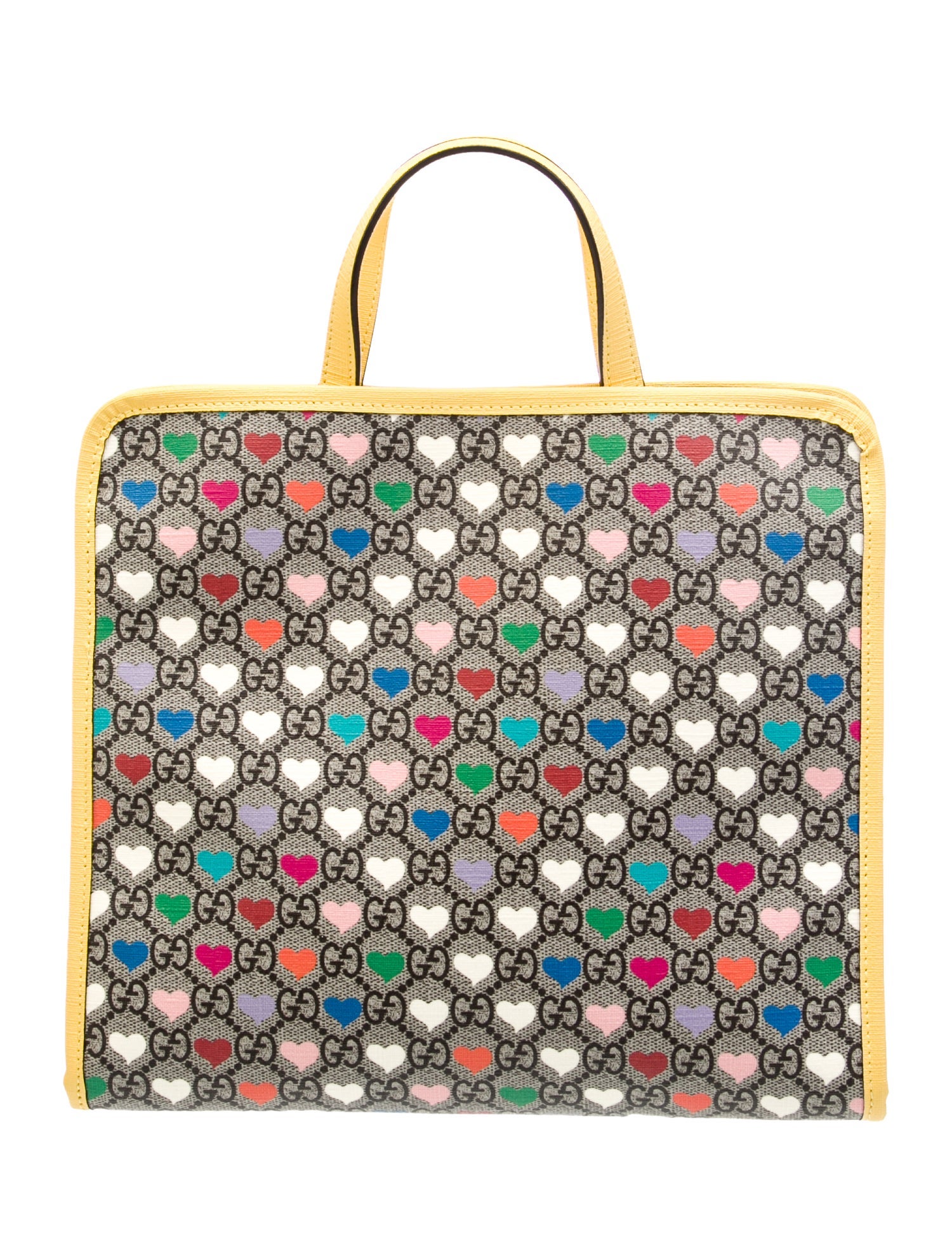 Gucci Girl's GG Supreme Hearts Tote
