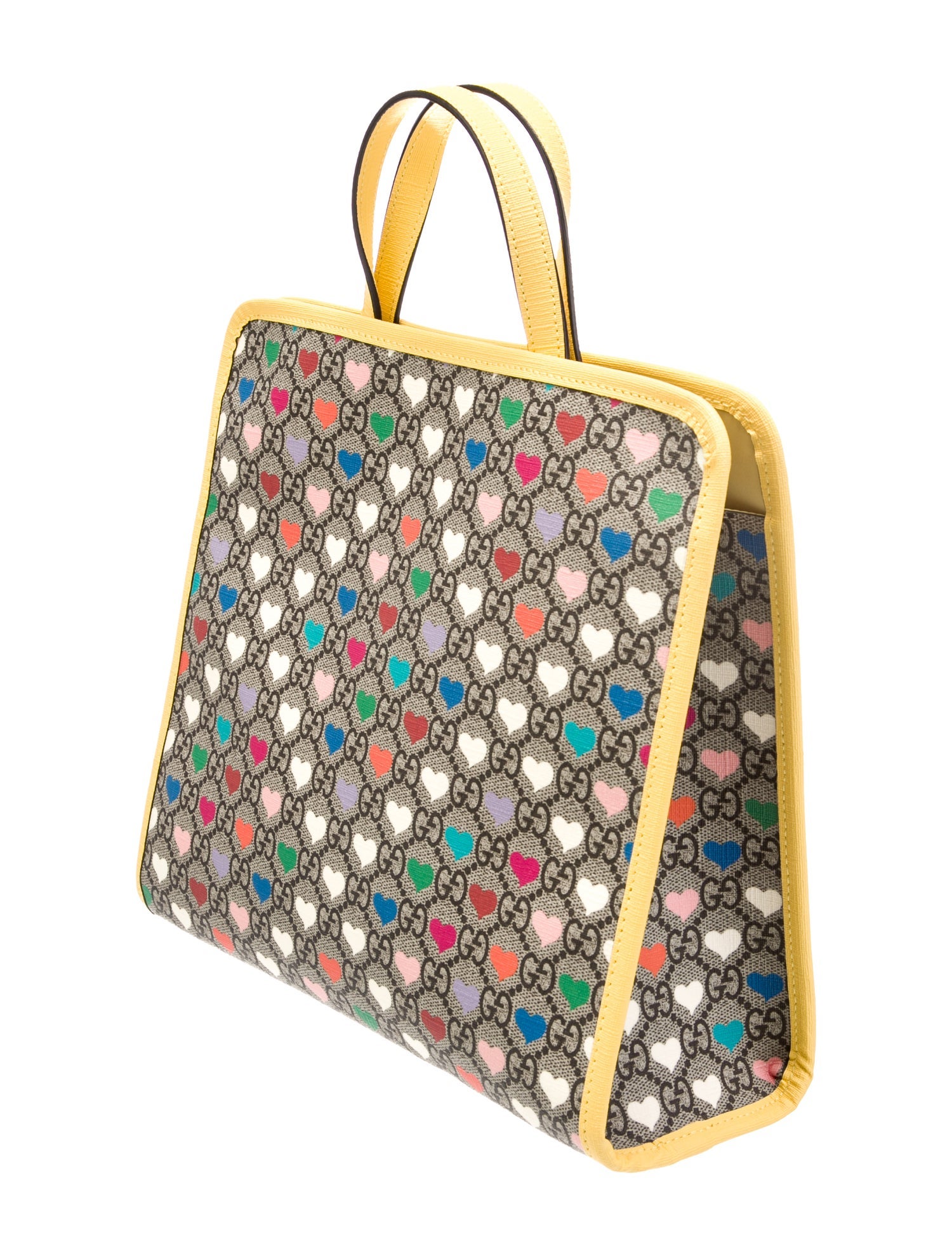 Gucci Girl's GG Supreme Hearts Tote