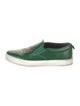 Gucci Web Accent Leather Sneakers