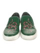 Gucci Web Accent Leather Sneakers