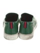 Gucci Web Accent Leather Sneakers