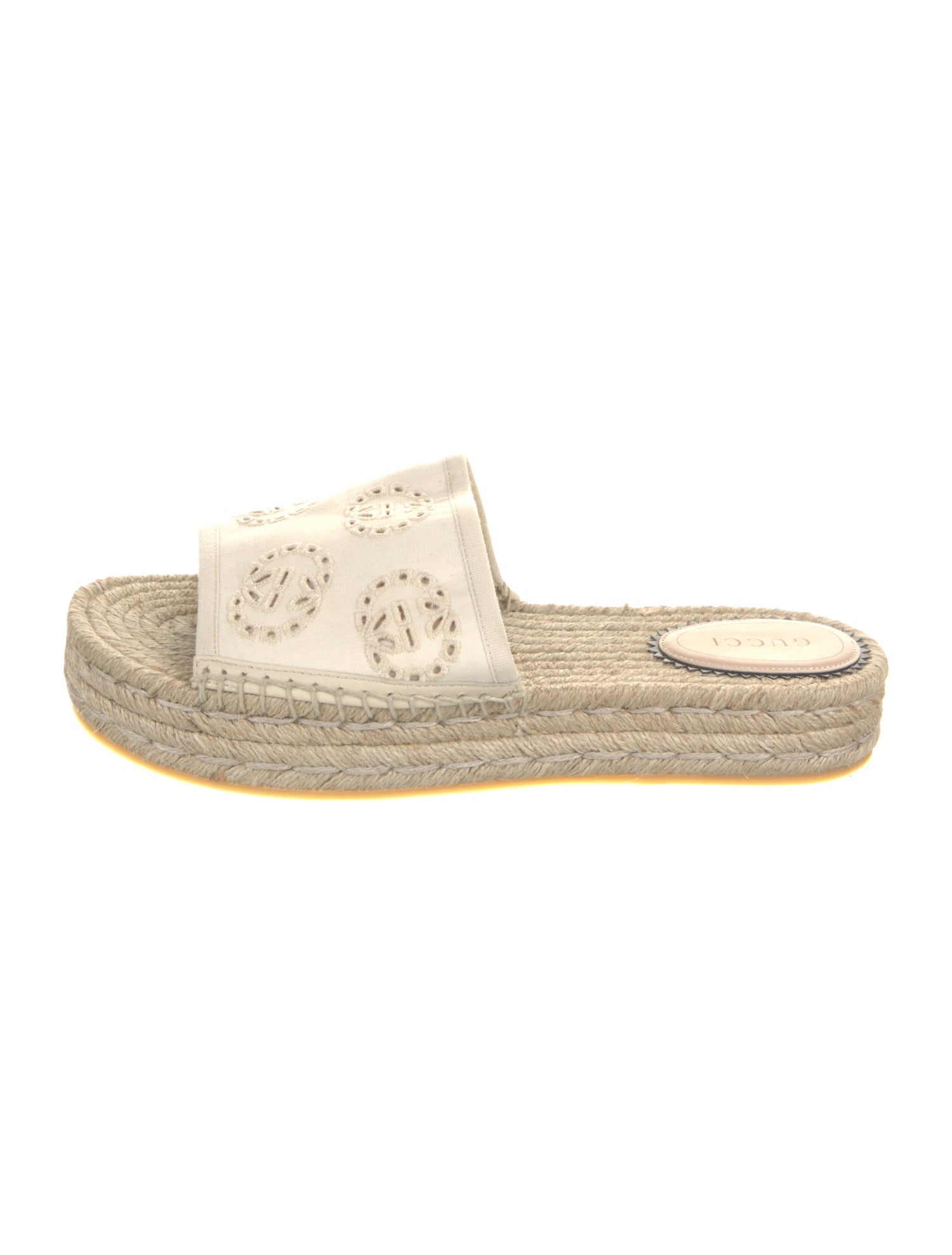 Gucci Interlocking G Logo Canvas Espadrilles