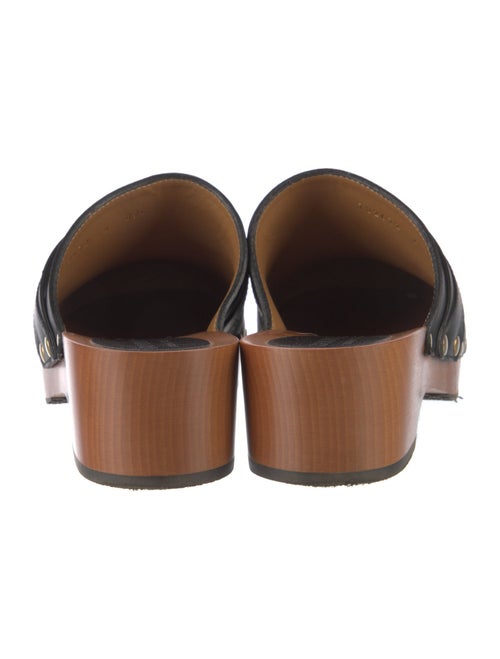 Gucci Horsebit Accent Leather Mules