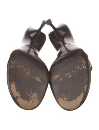 Gucci Interlocking G Logo Leather Slides