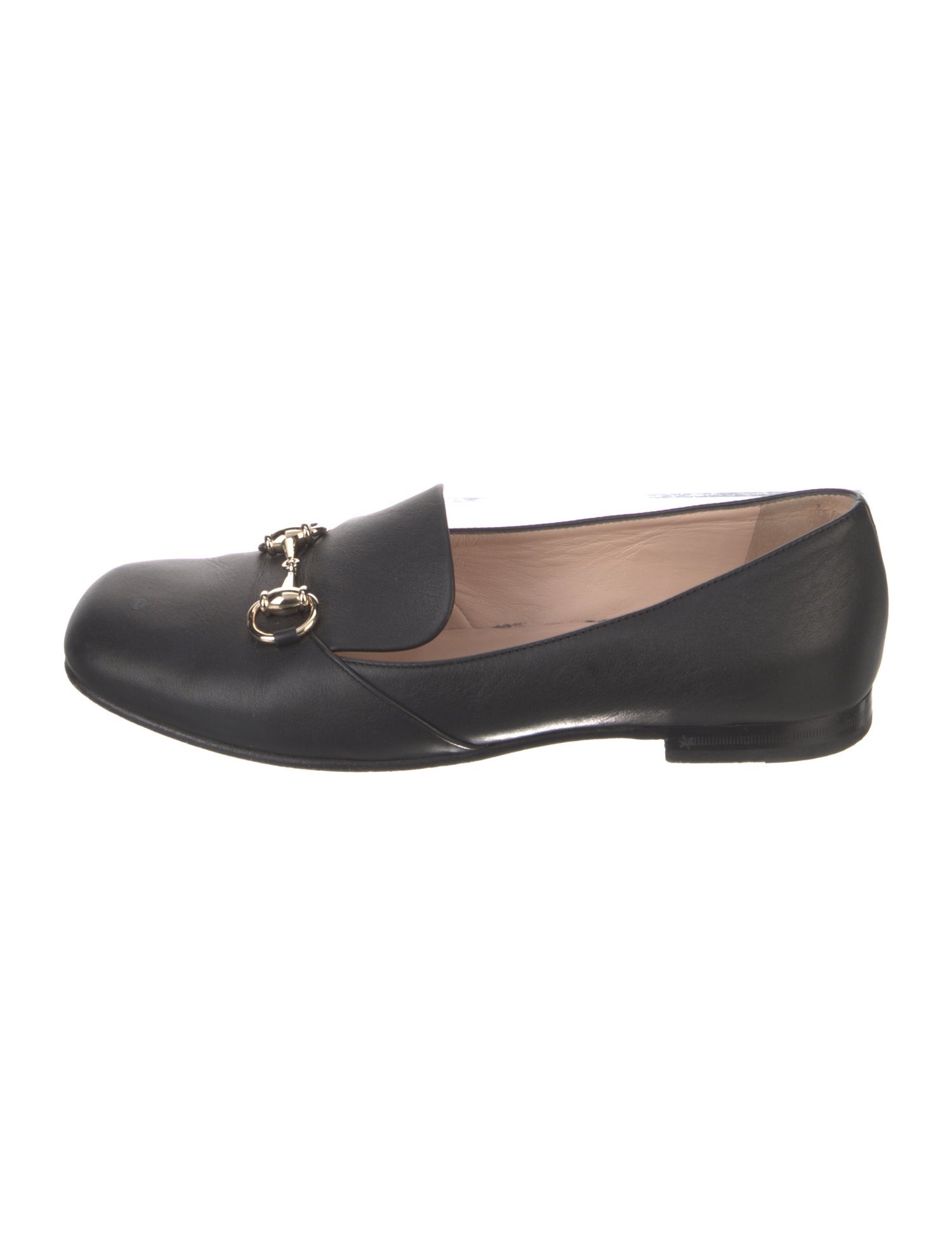 Gucci Horsebit Accent Leather Loafers