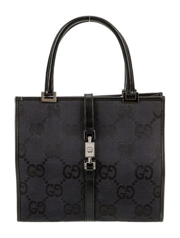 Gucci Handle Bags GG Canvas Top Bag Vintage