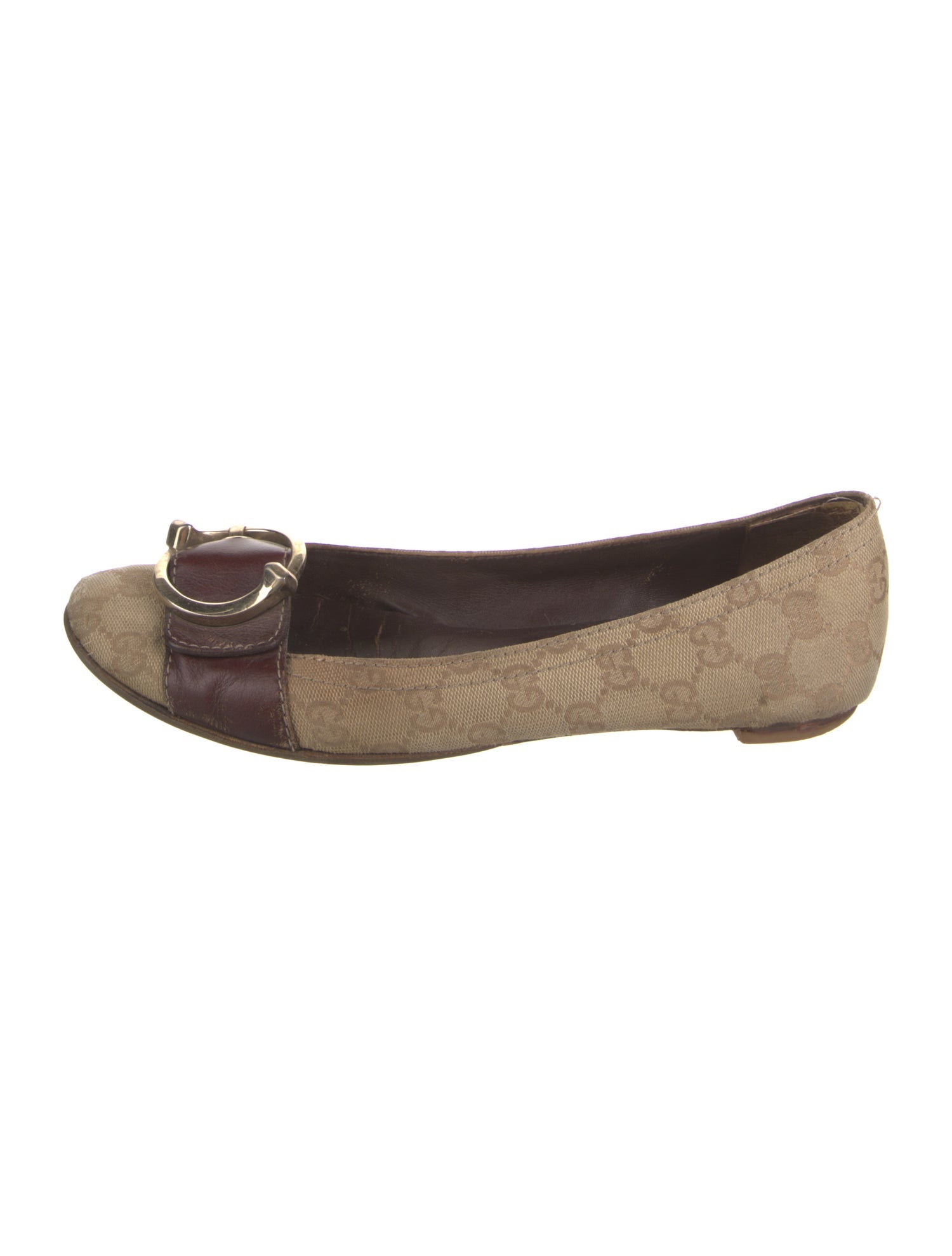 Gucci GG Canvas Ballet Flats