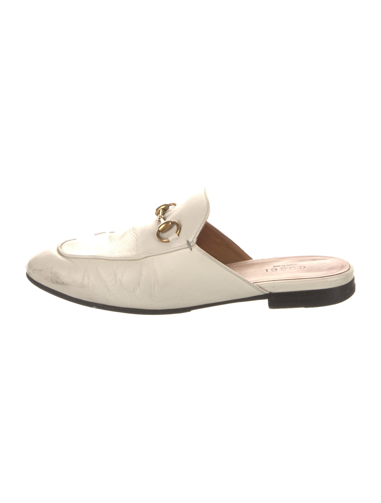 Gucci Horsebit Accent Leather Mules