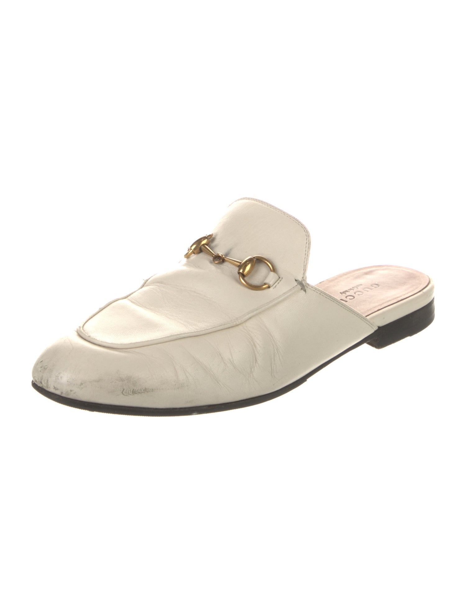 Gucci Horsebit Accent Leather Mules