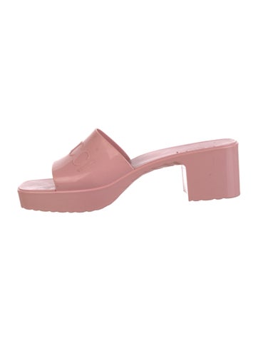 Gucci Sandals Rubber Slides IT 38 | 8