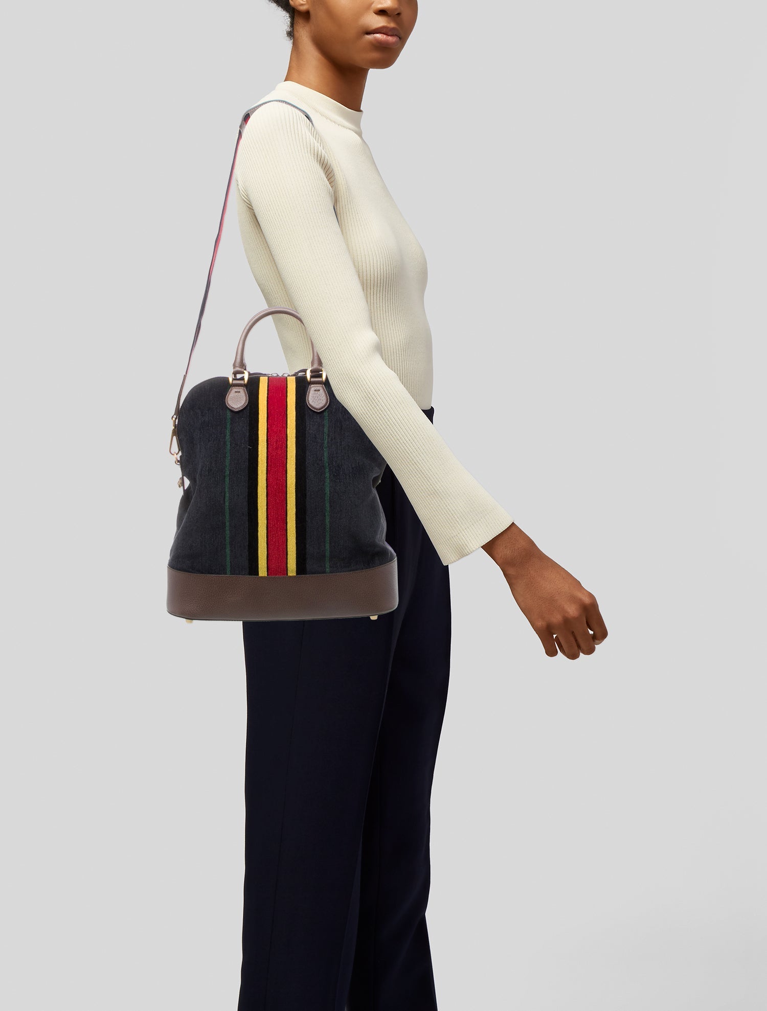 Gucci Sylvie Web Top Handle Bag