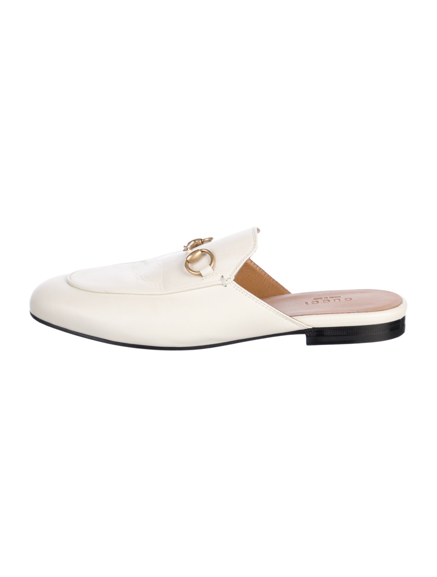 Gucci Horsebit Accent Leather Mules