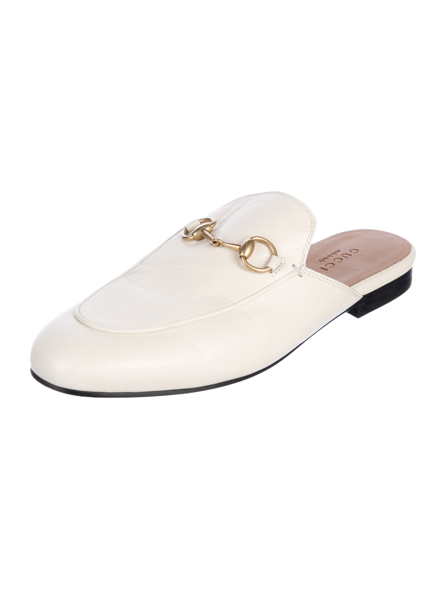 Gucci Horsebit Accent Leather Mules