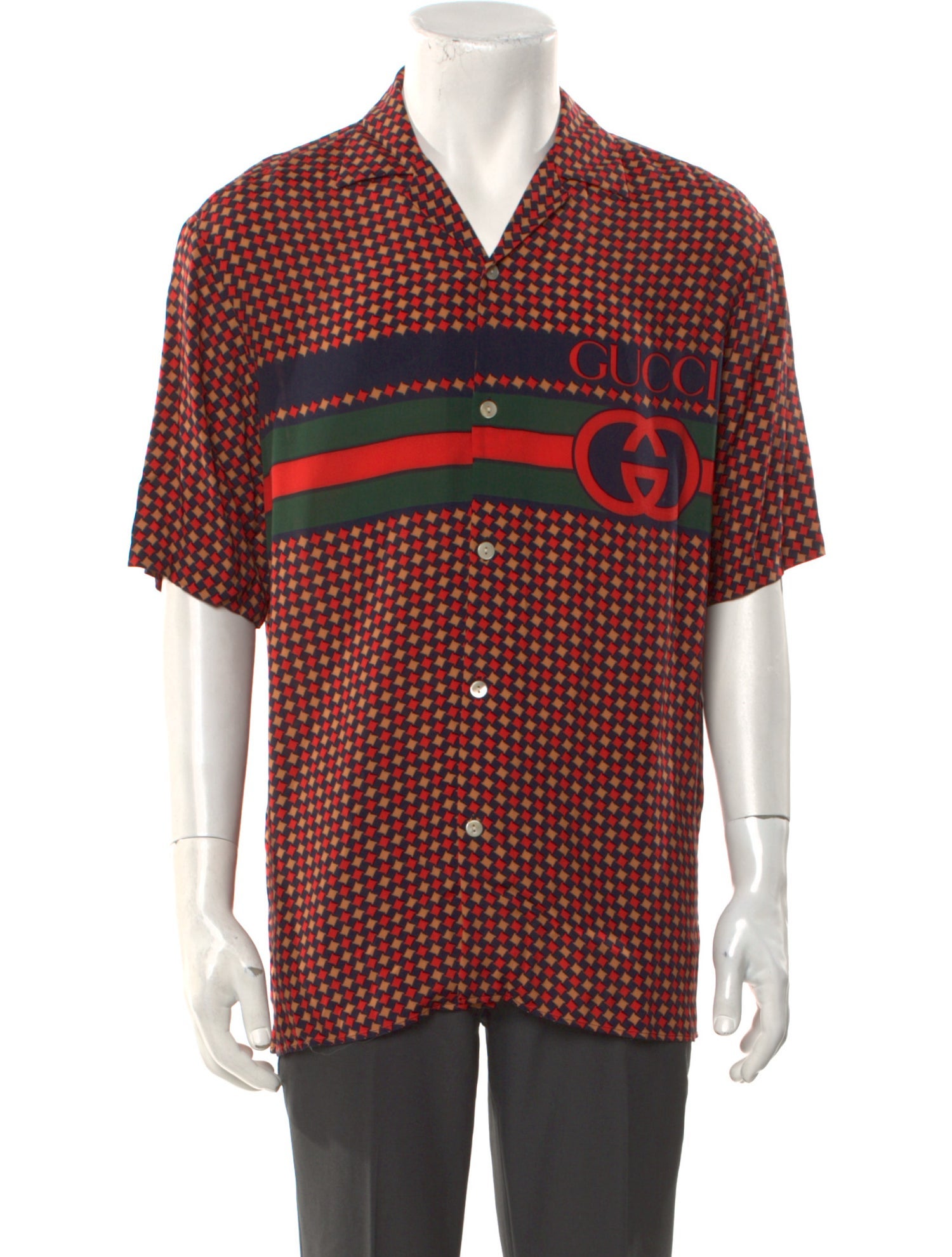 Gucci 2023 GG Logo Shirt w/ Tags w/Tags