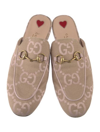 Gucci GG Canvas Canvas Mules