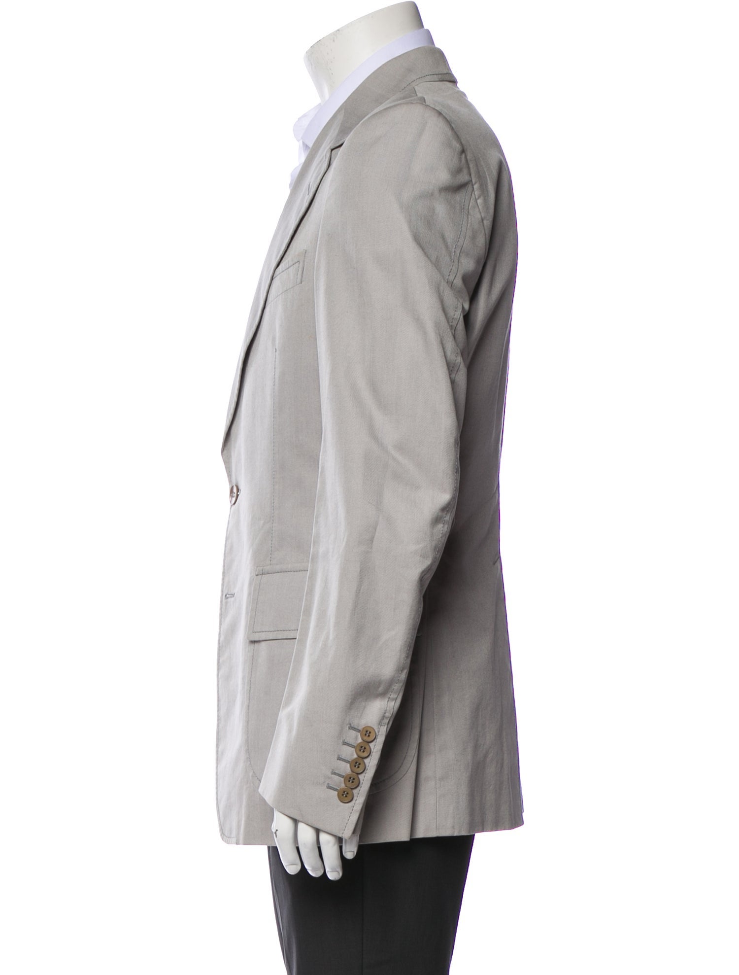 Gucci Vintage Embroidered Accent Blazer