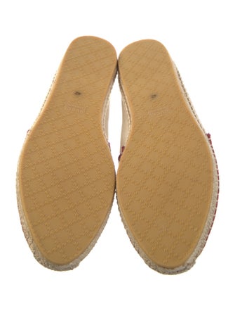 Gucci Interlocking G Logo Canvas Espadrilles