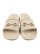 Gucci Horsebit Accent Leather Slides