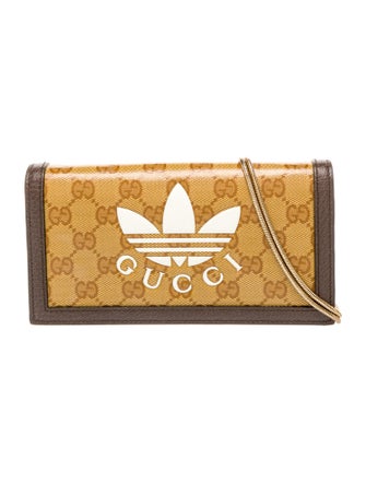 Gucci x Adidas GG Crystal Wallet on Chain Mini
