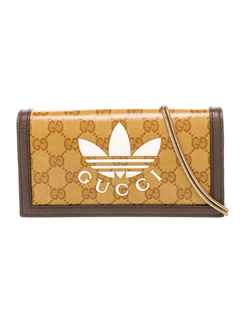 Gucci x Adidas GG Crystal Wallet on Chain Mini