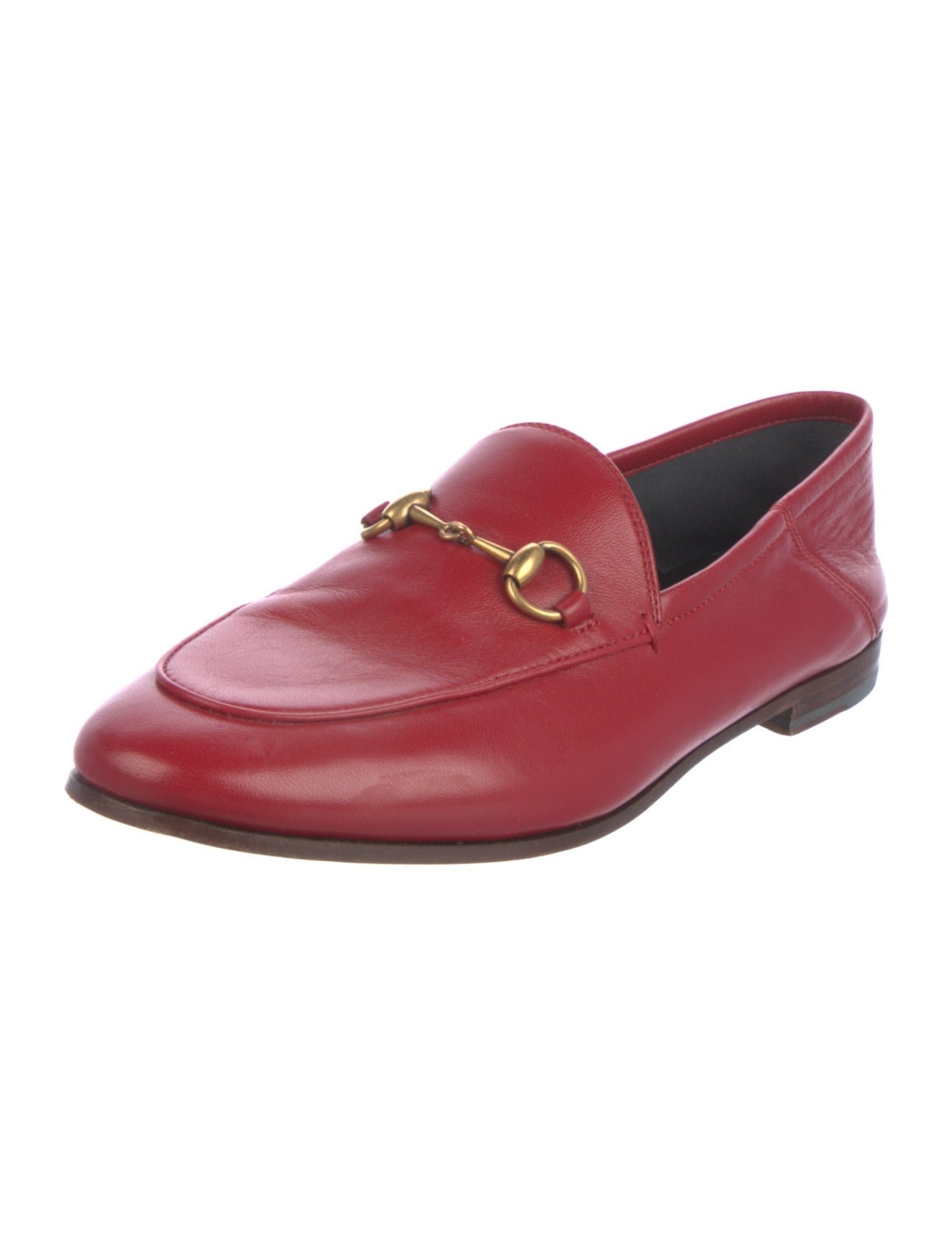 Gucci Horsebit Accent Leather Loafers