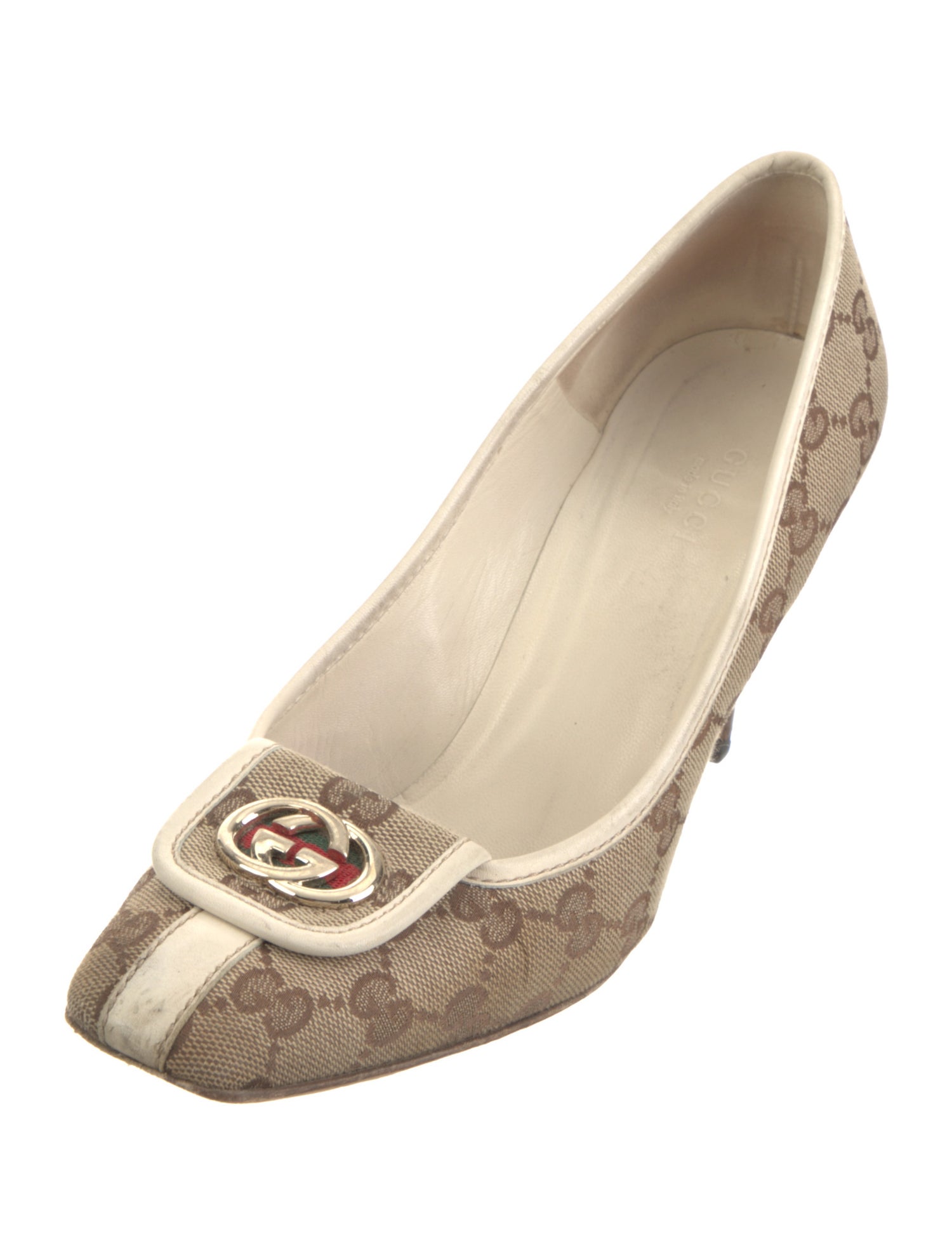 Gucci GG Canvas Canvas Pumps