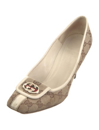 Gucci GG Canvas Canvas Pumps