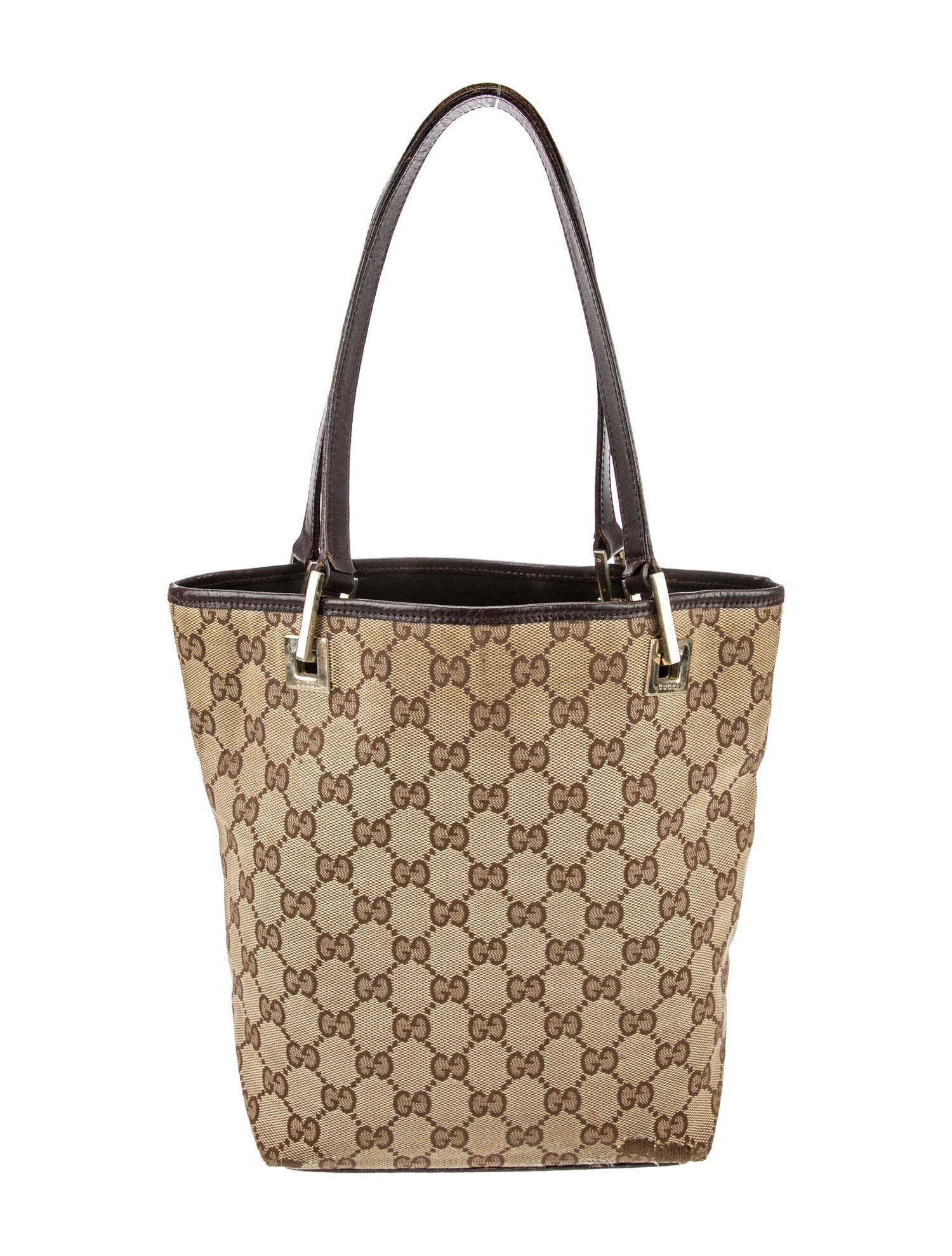 Gucci GG Canvas Top Handle Bag Vintage