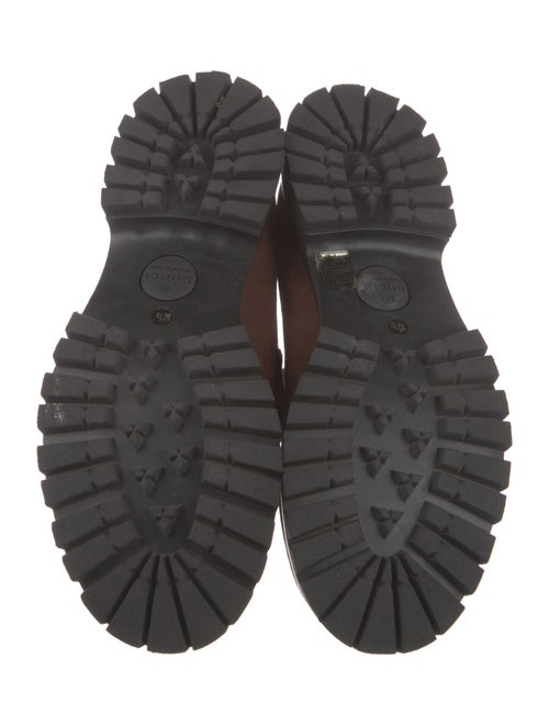 Gucci Horsebit Accent Suede Loafers