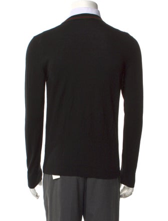 Gucci Web Accent Wool Pullover