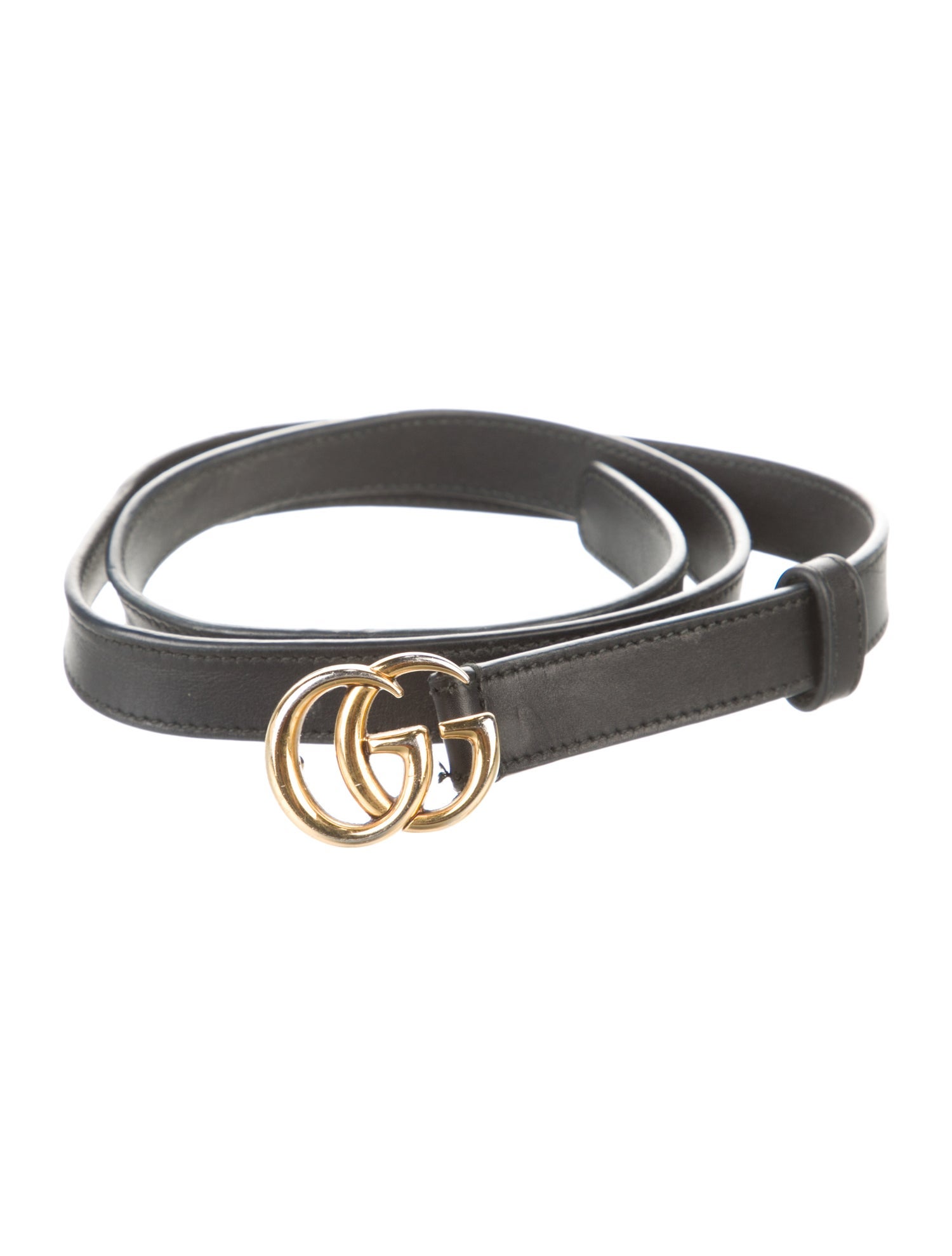 Gucci Skinny Leather Belt