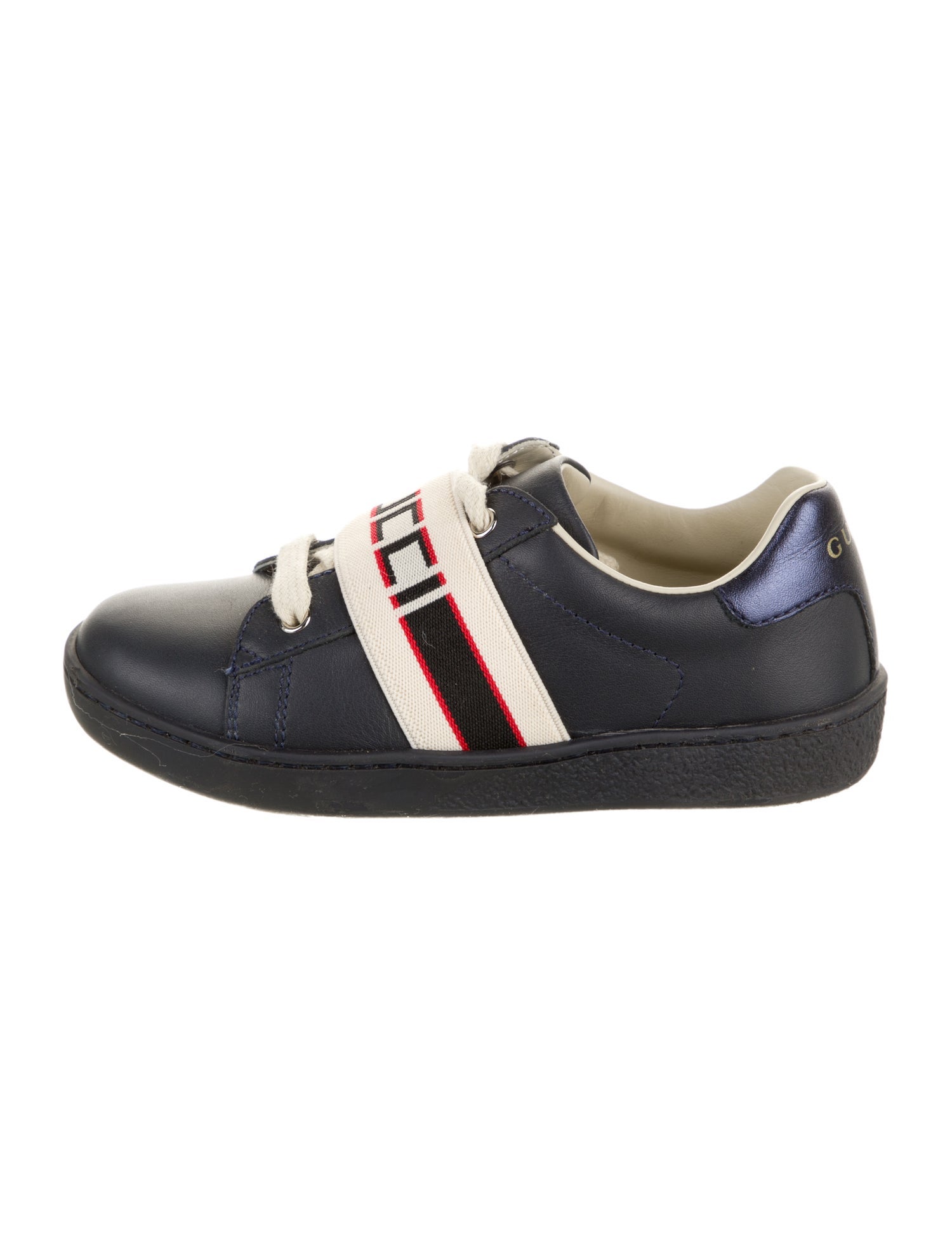 Gucci Boys' Leather Printed Sneakers